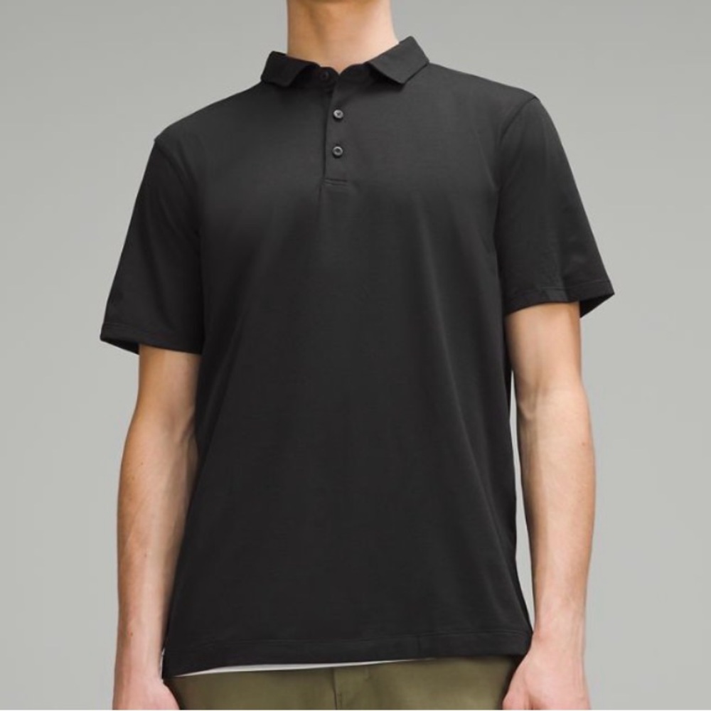 lululemon athletica Black Polo Shirt